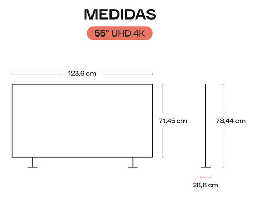 Smart Tv Quint 55 Pulgadas Qt2-55android Full Hd Android
