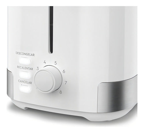 Tostadora Eléctrica Electrolux Inox Ets11 8 Niveles Color Blanco