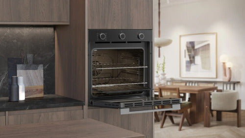 Horno Electrico De Empotrar Ormay He60s2 60cm 73lts Negro
