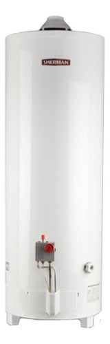 Termotanque A Gas 120 Lts Sherman Tpgp120msh13 Superior Apoy Color Blanco