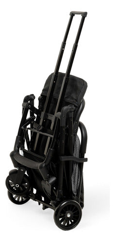 Cochecito Bebesit Luggy Gris Negro
