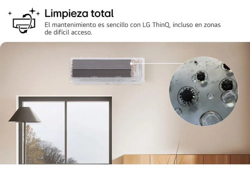Aire Split LG Dualcool 5275w Frio Calor S3-w181l1da Ai Air Blanco