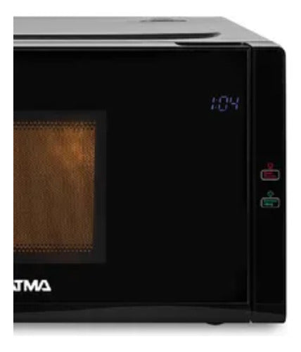 Microondas Digital Con Grill Watdgb25uan Negro 25lts. Atma