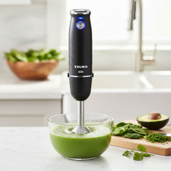 Licuadora De Mano Yelmo Lm-1535 800w Con Batidor Y Picador Negro