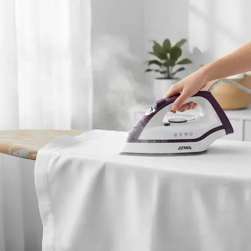 Plancha A Vapor Vertical Variable Atma Pav7271pi 2200w Blanco