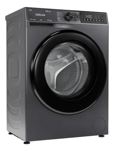 Lavarropas Drean Lfdr0914isg Carga Frontal 9 Kg Gris