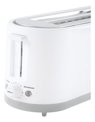 Tostadora Kanjihome 1400w 4 Panes Color Blanca