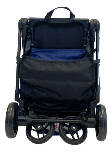 Cochecito Travel System Bebesit T-flex 1321ts-b Azul - Azul - Negro
