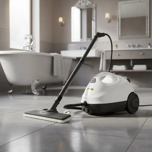 Limpiadora A Vapor Multiuso Karcher Sc2 3,2bar 1500w Blanca