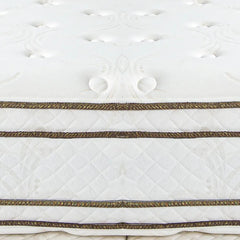 Colchón Resortes Cannon Sublime Euro Pillow King 200x180x35 Blanco