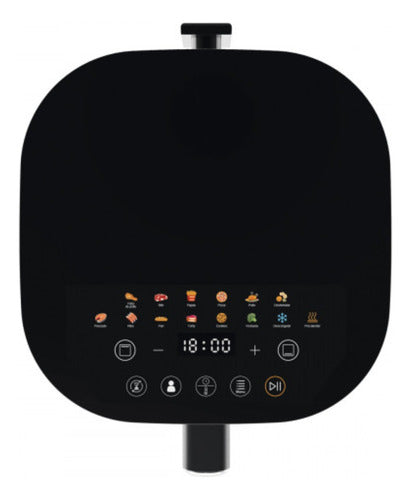 Freidora De Aire Digital Atma Fr200abp Negra 6lts 2000w C Negro