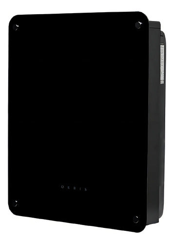 Calefactor A Gas Orbis 4044no Pared 4200kcal/h Vidrio Negro Negro