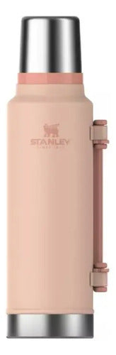 Termo Stanley Clasico Rosa Manija Tapon Cebado 1400ml Cts Rosa