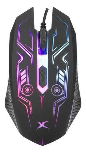 Kit De Teclado Y Mouse Gamer Xtrike Me Cm-406 Inglés Us De Color