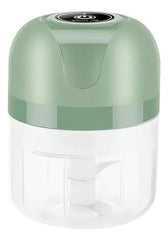 Picador Ajo Cebolla Verduras Portatil Recargable Usb 250ml Verde Musgo