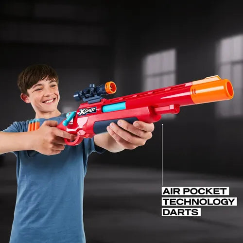 Rifle Lanza Dardos Zuru X-shot Excel Ejector Shell 7965 Rojo