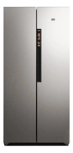 Heladera Gafa 457l No Frost Side By Side Inverter Inox Hgsbs457x Acero Inoxidable