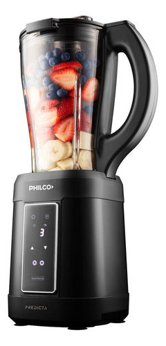 Licuadora De Vaso Digital Philco Lv24b3php 600w 1.75lts Cs Negro