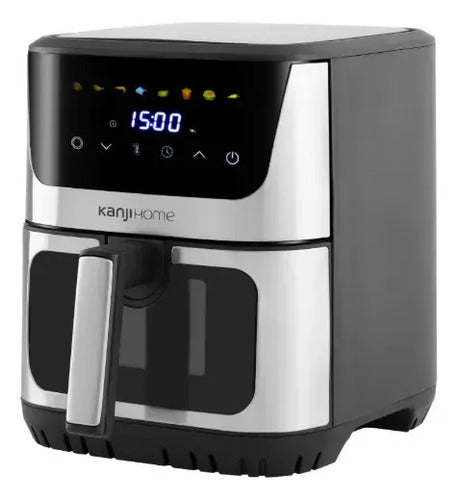Freidora Aire Digital Kanji Kjhaf1704 Sin Aceite Airfryer Negro