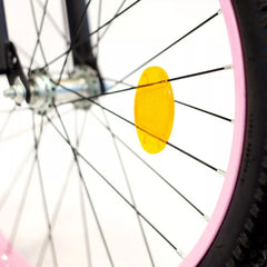 Bicicleta Infantil Randers Rodado 20 Bke221f Rosa Canasto Cs Rosa 20