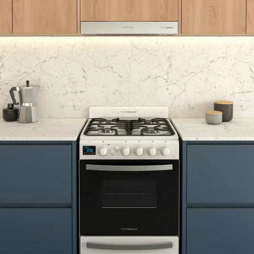 Cocina Multigas Ormay Evo 4 Hornallas Grill Eléctrico