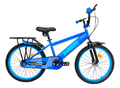Bicicleta Infantil Azul Rodado 20 Randers Raxtor