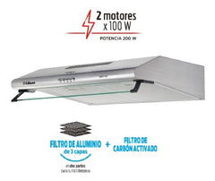 Extractor Purificador Cocina Liliana Purify Plus Kp992 Cts Plateado