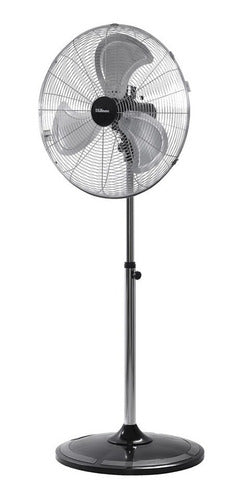 Ventilador De Pie 3 Aspas Liliana Vpc22 3 Velocidades 55.88 Cm Negro/plata Plata Metal 3