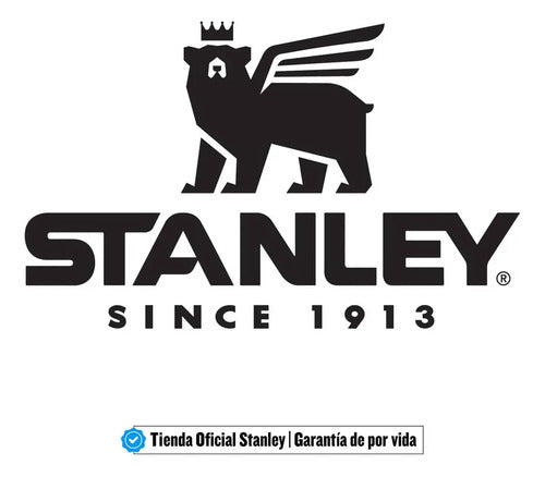 Termo Stanley 1.4 Lts Con Asas Y Tapon Cebador Gris