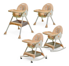 Silla De Comer Reclinable 3 En 1 Bebesit 6651a Beige 15k Css Liso Beige