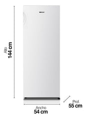 Freezer Cíclico Vertical Siam Fsi-cv180b De 166lts Blanco