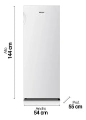 Freezer Cíclico Vertical Siam Fsi-cv180b 166 Lts Color Blanco