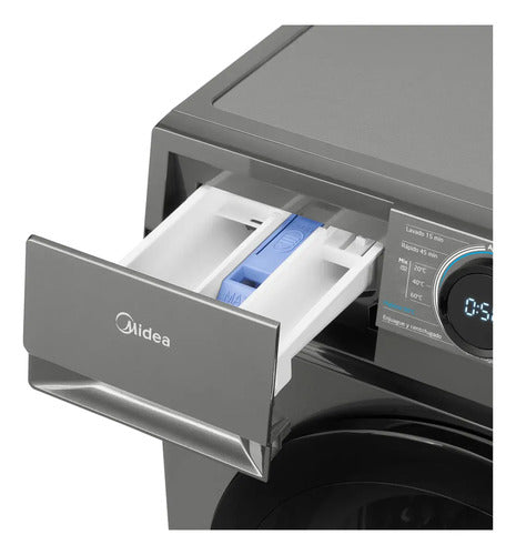 Lavarropas Midea 6 Kg Mf100w60/t-a1 - Color Titanio Gris Oscuro