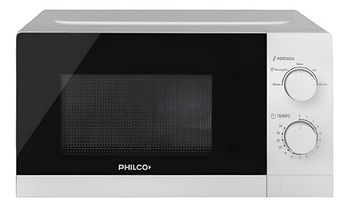 Microondas Philco Wphrw20uatm 20l Blanco 5 Niveles 700w