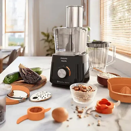 Procesadora De Alimentos Philips Phhr730490 2vel 1000w 1.5l Negro