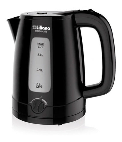 Pava Electrica Liliana Ap175 Tempomate Negra 1,7l Reg Temper Color Negro