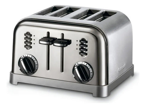 Tostadora Cuisinart Cpt180ar 4 Panes 1800w Gris