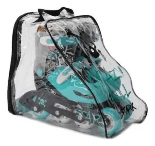 Rollers Patines Stark Crazy Skull Extensibles 27-30 Azul Acero