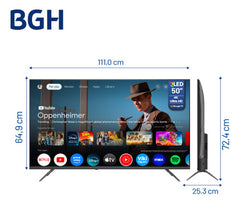 Smart Tv Bgh 50 Qled 4k Google Tv B5026us7g