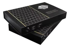 Set De Cubiertos Tm X 24 Piezas Acero Inox Dorado Negro Cts Negro