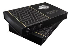 Set De Cubiertos Tm X 24 Piezas Acero Inox Dorado Negro Cts Negro