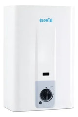 Calefón A Gas Natural Escorial De 14lts Sin Llama Piloto Cts Blanco Gn
