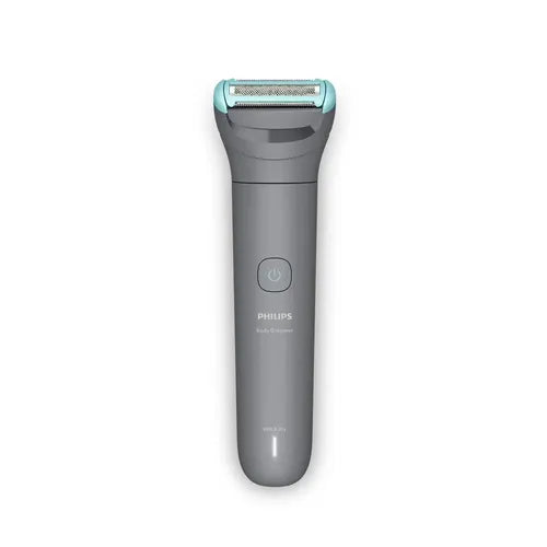 Philips Body Groomer 3000 Series Con El Sistema De Afeitada De Triple Protección, Peines Recortadores Bidireccionales, Uso En Seco Y Húmedo, 60 Minutos De Uso, Inalámbrica Mod. Bg3470/15 Gris
