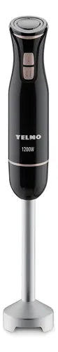 Licuadora De Mano Yelmo Lm-1550 Color Negro 1200w Acero Inoxidable Con Vaso