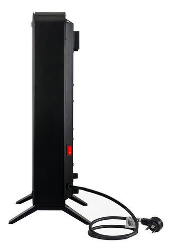 Calefactor Eléctrico Eskabe Fd2t 1800w Termostato Display Cc Color Negro