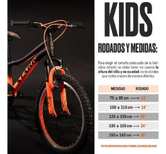 Bicicleta  Stark Dama Flores Rodado 16 6095 Tio Musa Rosa/blanco