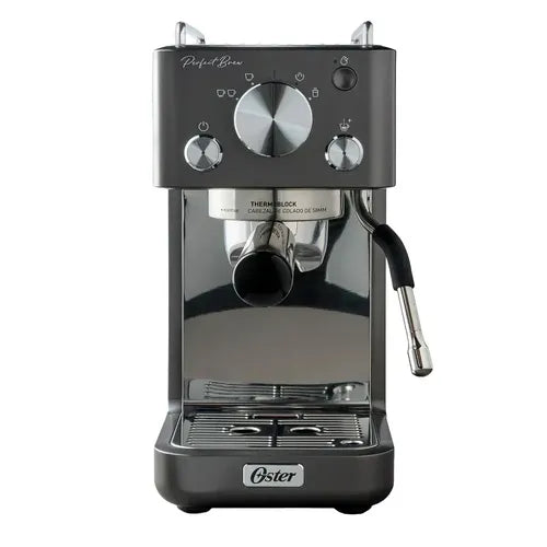 Cafetera Espresso Oster Bvstem7201-054 Perfect Brew 15 Bar Plateado