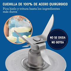 Licuadora Oster Blstkag 800 W Jarra De Vidrio Negro