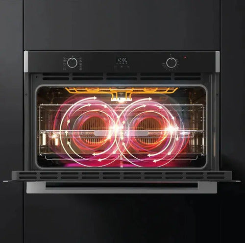 Horno Eléctrico Ormay He-90 S3 Negro 90cm Convector Mecanico
