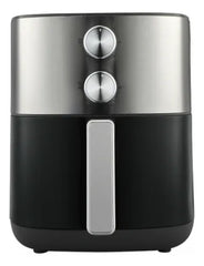 Freidora De Aire Atma Fr256maip Con Visor 6l Inox 1750w Negro